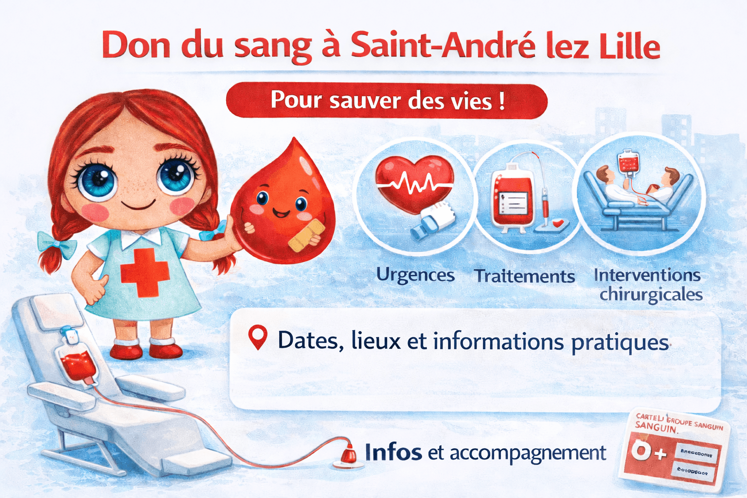 Don du sang à Saint-André-lez-Lille : dates et informations pratiques 2026