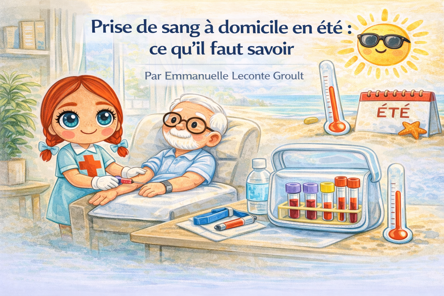 Prise de sang à domicile en été : ce qu'il faut savoir