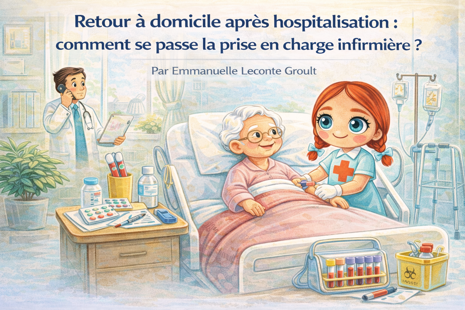 Retour à domicile après hospitalisation : comment se passe la prise en charge infirmière ?